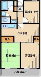 セントエルモ武蔵浦和の物件間取画像